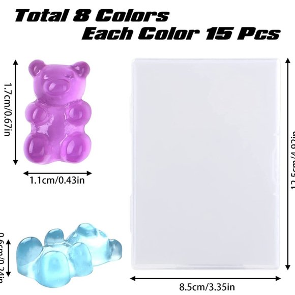 ⚡ Holiday Deal! Gummy Bear Nail Charms (100+ Pcs) - Picture 3 of 5